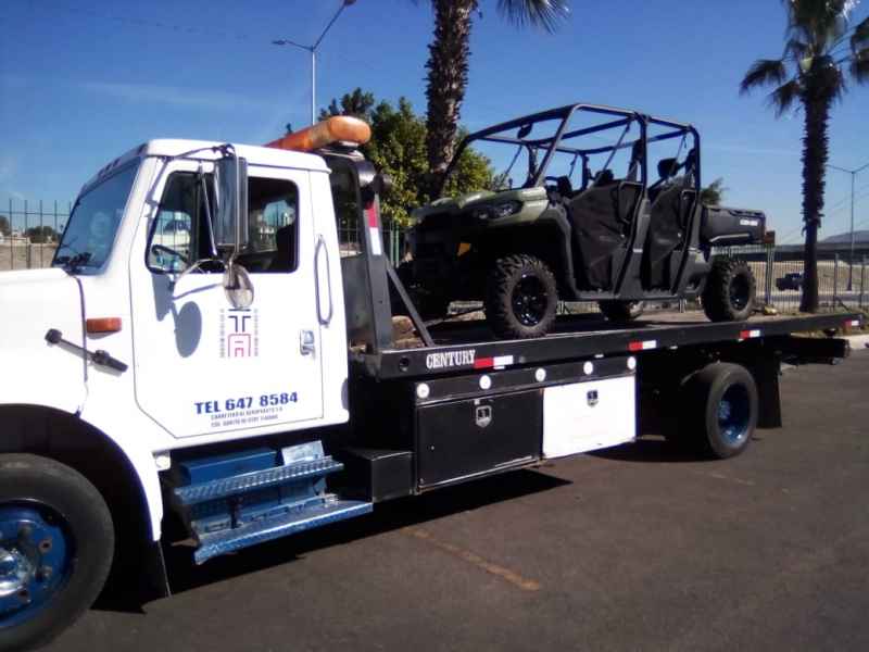 transportacion de auto para dunas sin rodar mediante grua de tramitadora ayala